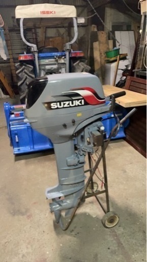 SUZUKI25馬力船外機(2st)(セル付き)