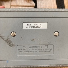 絶縁抵抗測定器　共立3322A