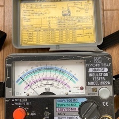 絶縁抵抗測定器　共立3322A