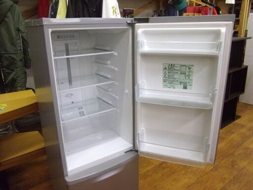 冷蔵庫 168L 2016年製 2ドア パナソニック NR-B179W シルバー 100L