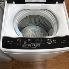 安心の1年保証付！！AQUQ全自動洗濯機　5.0kg 売ります！取りに来れる方限定！