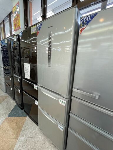Panasonic(パナソニック) 365L冷蔵庫 定価￥103,140 2014年 NR-C37CM  3ドア シャイニングシルバー928