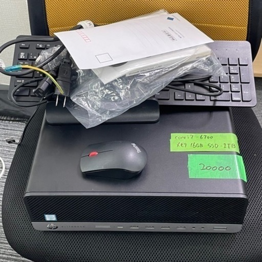 中古パソコン corei7 6700 16GB SSD1TB