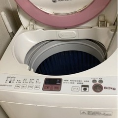 SHARP 洗濯機 2013年製造。6キロ