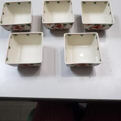 四角い皿　５枚セット　小鉢