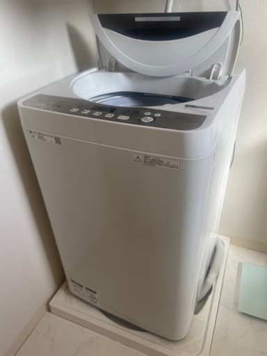洗濯機SHARP 6.0kg