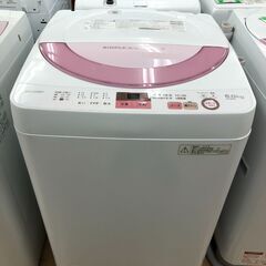 シャープ　6.0kg全自動洗濯機　ES-GE6A　2016年製