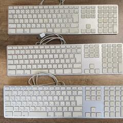 【3個セット】アップル 有線USBキーボード 日本語 ホワイト
