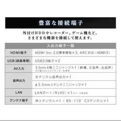 値下げしました！アイリスオーヤマ　テレビ　Fiona 55v 4K