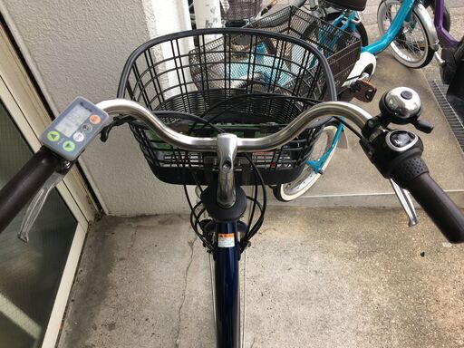 地域限定送料無料 ヤマハ パス ウィズ 新基準 12,3AH 子供乗せ 青