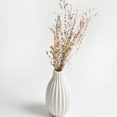⭐︎ オシャレ　ホワイト　花瓶　フラワーベース