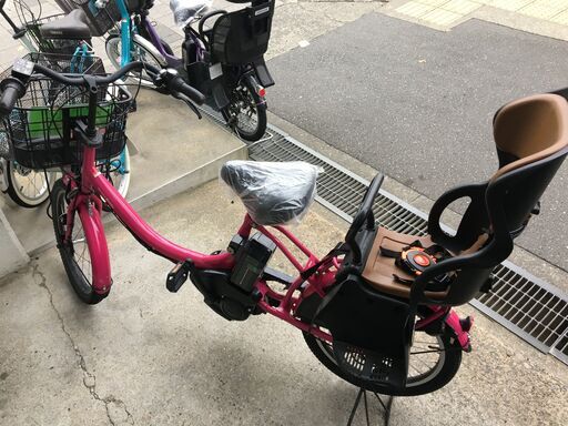 地域限定送料無料 ヤマハ パスバビー 三人乗り 子供乗せ 8,7AH 新基準