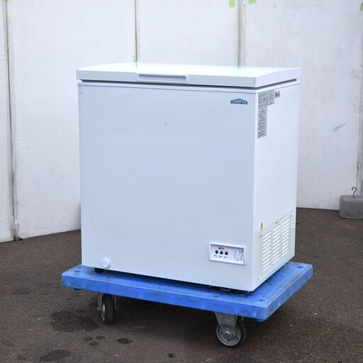 ≪yt1005ジ≫ 2022年製 テンポス 冷凍ストッカー TBCF-140-RH 上開き 容積140L AC100V 幅75.5cm 簡易動作確認済 現状品 51112-13