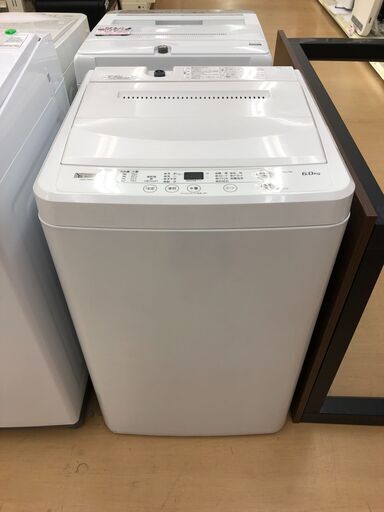 ワールプールジャパン　6.0kg全自動洗濯機　YWM-T60H1　2021年製