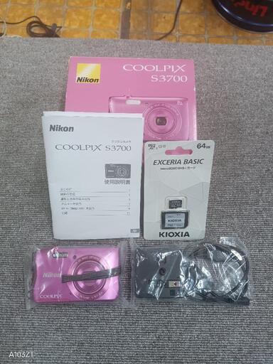 Nikon S3700 超美品‼️新品SDカード付き 値下げ可‼️
