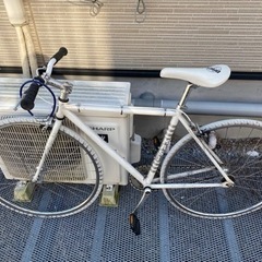 中古自転車3139 前後タイヤ新品！ 27インチ 6段ギヤ ダイナモライト