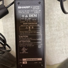 SHARP シャープ　ノートパソコン　ACアダプタ
