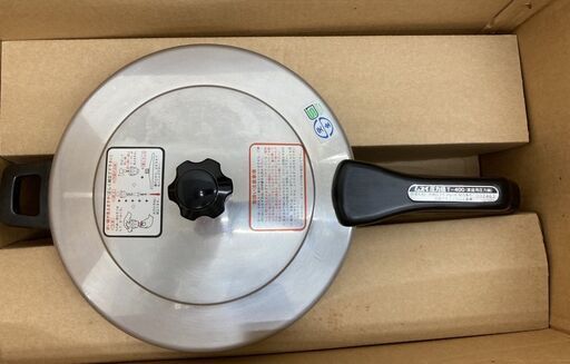 【REGASTOCK川崎店】【未使用品】ムスイ圧力鍋 T-400 4L 21cm 無水圧力鍋