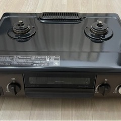 ガスコンロ　パロマ　2021年式　都市ガス用　IC-S37BM-L グリル未使用　美品