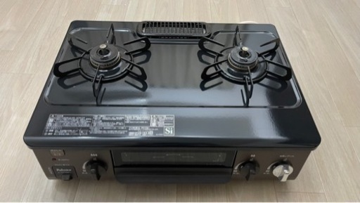 ガスコンロ　パロマ　2021年式　都市ガス用　IC-S37BM-L グリル未使用　美品