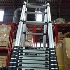 115t 未使用品 伸縮はしご 約４メートル 折りたたみ可能なはしご拡張可能なはしご y112705t 