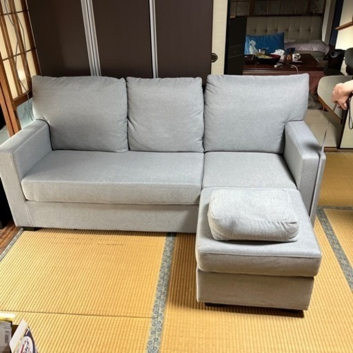 カウチソファ3人掛け(美品)(早々に決まりました○┐ﾍﾟｺ) | ソファー