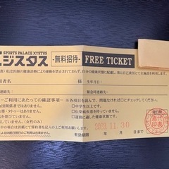 【受付終了】11/30まで ジスタス フリーチケット
