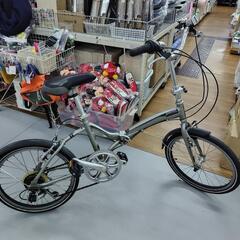 J266☆サビ使用感☆折りたたみ自転車☆gramorous☆6段変速☆20