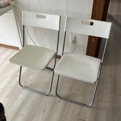 IKEAイケア製折りたたみチェア(椅子)2脚セット