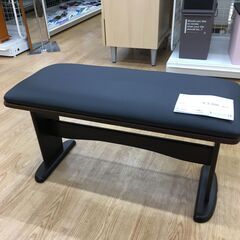 ★ジモティ割あり★  長イス 黒 W74×D33×H39 クリー...