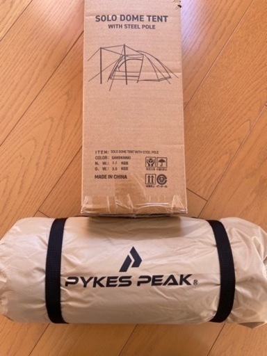 【新品】PYKES PEAK (パイクスピーク) テント 1人用