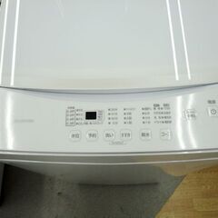 西岡店 洗濯機  6.0kg 2021年製 アイリスオーヤマ IAW-T603WL ホワイト IRIS OHYAMA 全自動洗濯機 