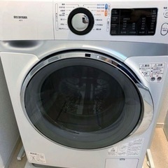 洗濯機 ドラム式 7.5kg アイリスオーヤマ HD71-W/S