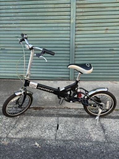 CHEVROLET シボレー 折りたたみ 自転車 16インチ 黒 ブラック USED 中古