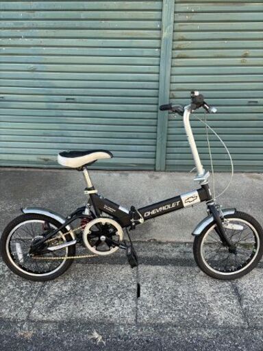 CHEVROLET シボレー 折りたたみ 自転車 16インチ 黒 ブラック USED