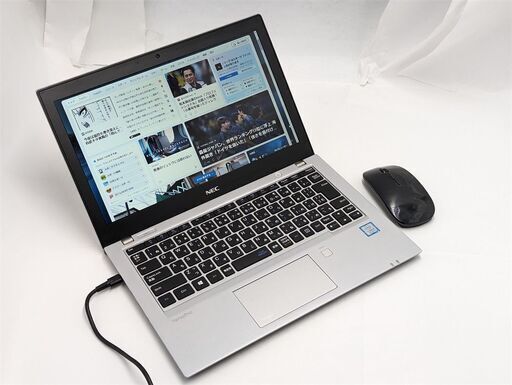 送料無料 新品無線マウス付 Windows11 Office 中古ノートパソコン 高速SSD 12.5型 NEC PC-VKT16BZG2 第8世代Core i5 無線 Bluetooth カメラ