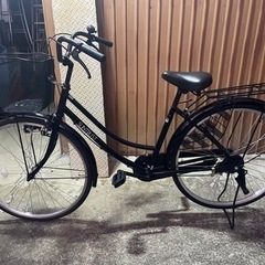 ●26インチ 軽快車 SUNTRUST ●黒　美品自転車