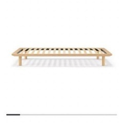 無印良品ベッドフレーム　スモール2台=クイーンサイズ