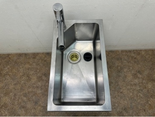 マルゼン MARUZE 業務用 ステンレス 1槽シンク流し台 蛇口付き 