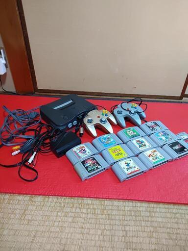 Nintendo64　本体とソフト11本。全て起動確認済み