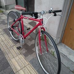 WEEKEND BIKES[ウィークエンドバイクス]700cクロスバイク アルミ/7speed/レッド