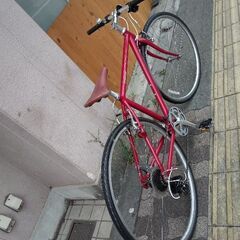 WEEKEND BIKES[ウィークエンドバイクス]700cクロスバイク アルミ/7speed/レッド