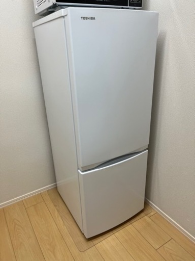 【　TOSHIBA冷蔵庫　】使用期間約1年、即引き取り可