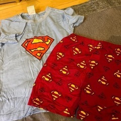 サイズ120 スーパーマン半袖パジャマセット