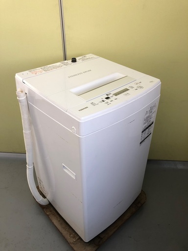 【地域限定 送料無料】東芝 2019年製 4.5kg洗濯機 AW-45M7 R5-0055