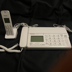 Panasonic子機付きFAX電話KX-PD205-W