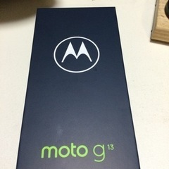モトローラ　Moto g13 チャコール　新品未開封品