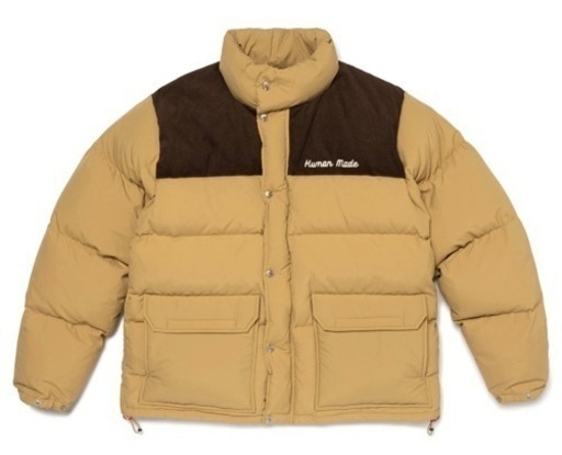 メンズ HUMAN MADE DOWN JACKET BEIGE L