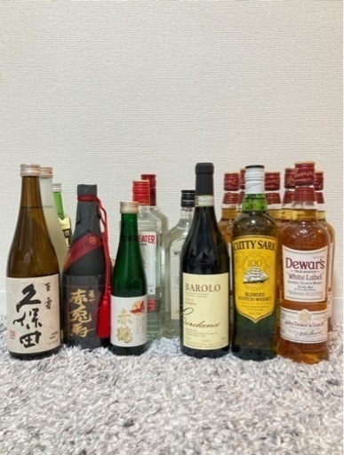 お酒セット17本（バラ可）【ウィスキー、ワイン、ジン、ウォッカ、日本酒、焼酎】