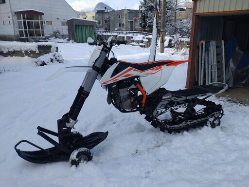 スノーバイク札幌より KTM450SXF 2017 ティンバースレッド Timbersled